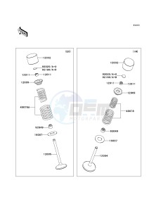 KLX 450 A [KLX450R] (A8F-A9F) A8F drawing VALVE-- S- -