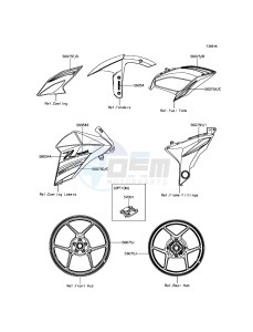 Z800 ABS ZR800BGF FR GB XX (EU ME A(FRICA) drawing Decals(Blue)(WV)