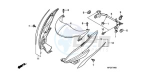 CB600F3A France - (F / CMF ST 25K) drawing COWL