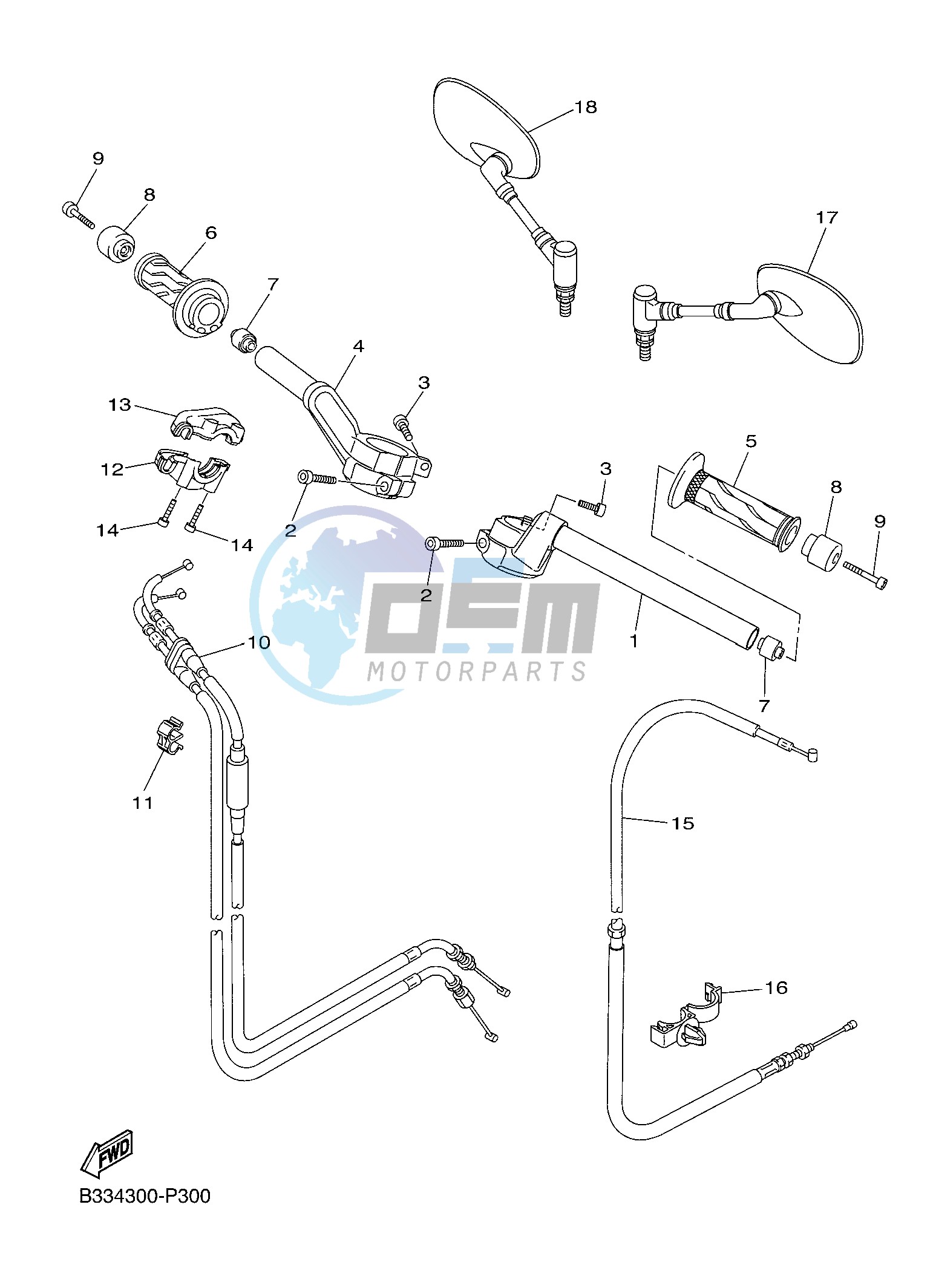 STEERING HANDLE & CABLE