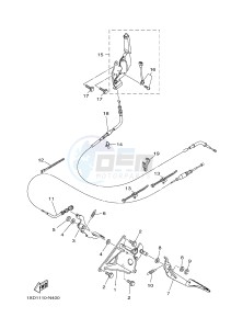 YXM700E YXM70VPXJ VIKING EPS (B5F3) drawing PEDAL WIRE