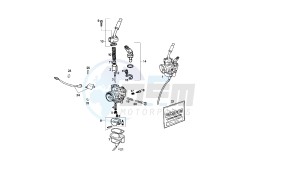 SENDA SM X-TREM - 50 CC 2T EU2 drawing CARBURETOR