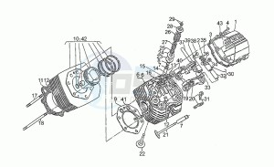 GT 1000 drawing Cylinder head