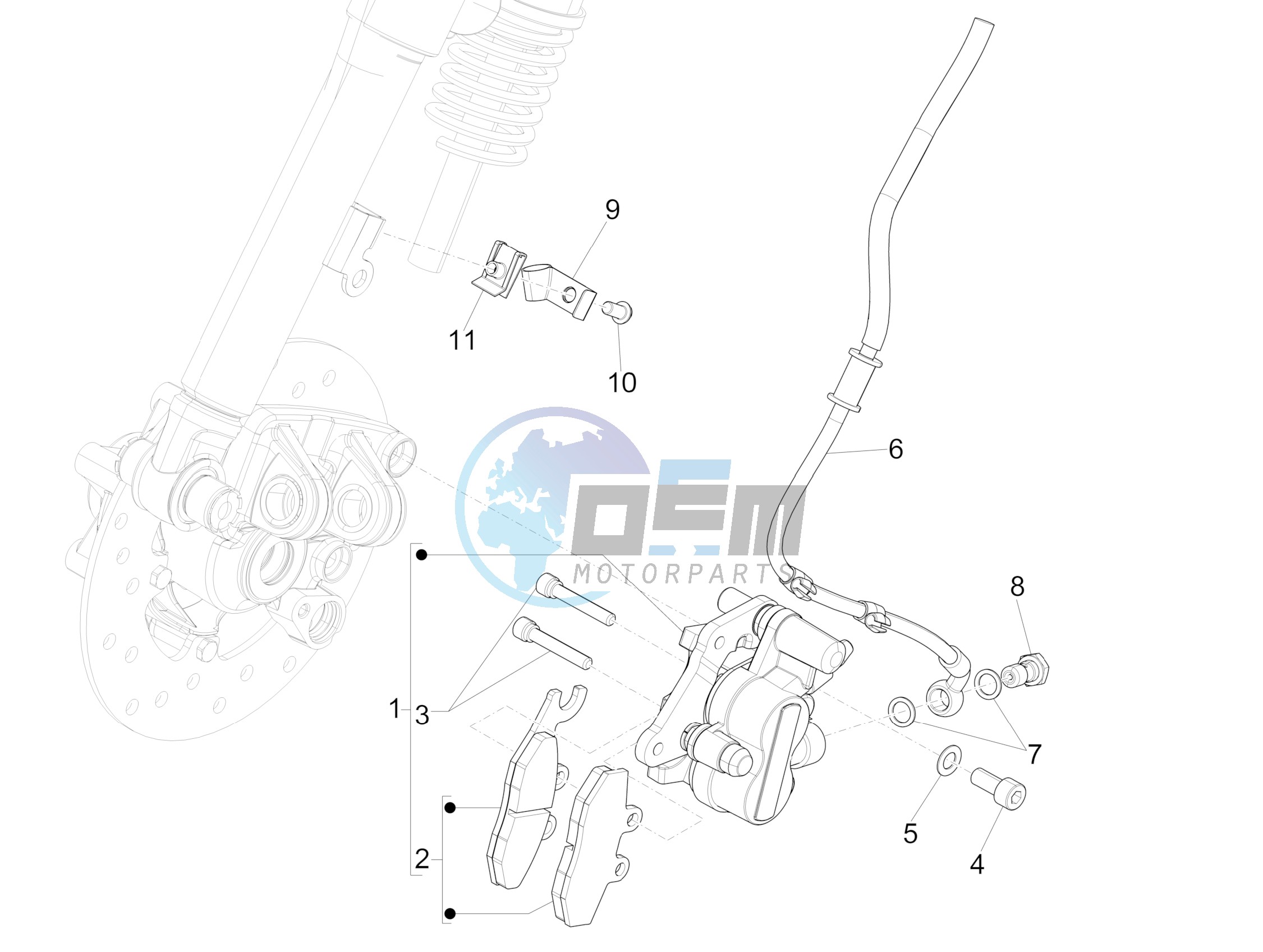 Brakes pipes - Calipers