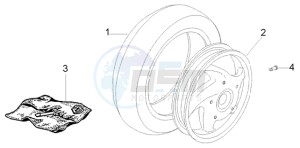 Fly 50 2t drawing Rear Wheel