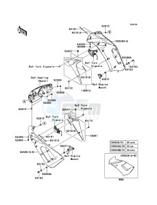 ER-6f EX650A7F GB XX (EU ME A(FRICA) drawing Cowling(Center)