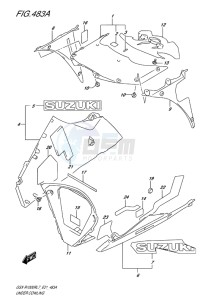 GSX-R1000R EU drawing UNDER COWLING