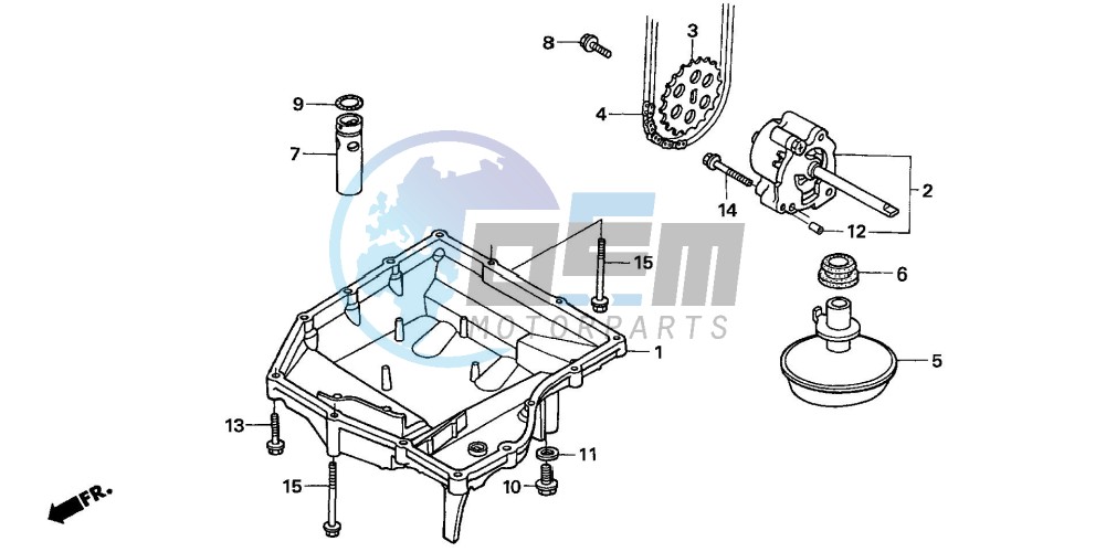 OIL PAN/OIL PUMP (CBF600S6/SA6/N6/NA6)