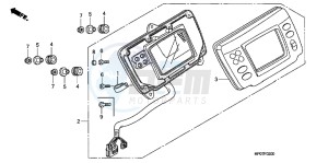 TRX500FPMB drawing METER