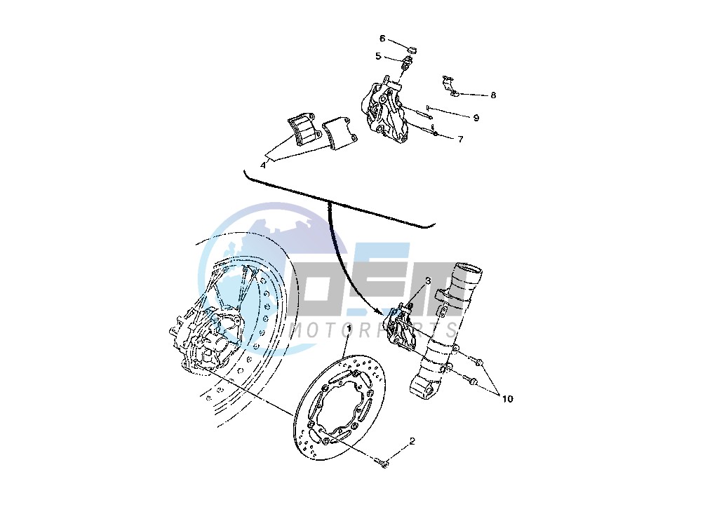 FRONT BRAKE CALIPER