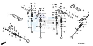 VT750C9 Korea - (KO / MK) drawing CAMSHAFT