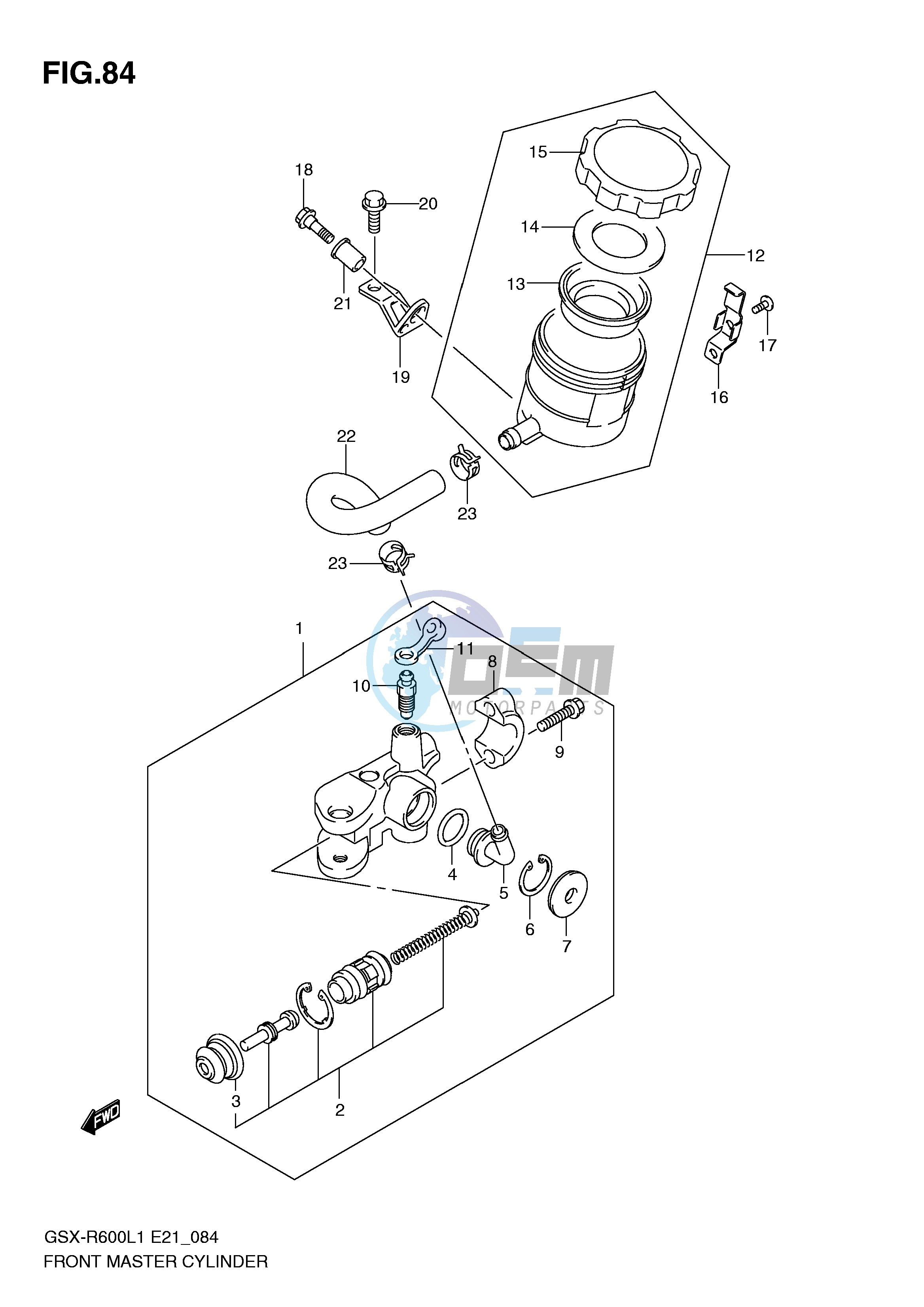 FRONT MASTER CYLINDER