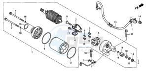 XL700V drawing STARTING MOTOR