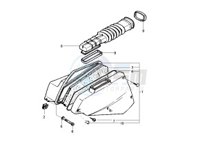 SKIPPER 4T 125-150 drawing Air Cleaner