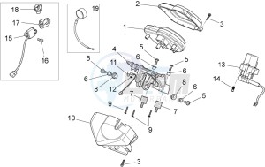 Griso S.E. 1200 8V USA-CND drawing Dashboard