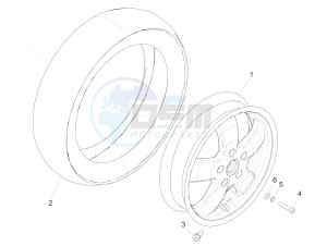 GTS 300 SUPER IE ABS E4 (APAC) drawing Front wheel