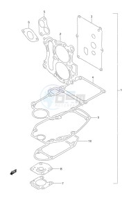 DF 9.9 drawing Gasket Set