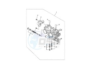 XP T-MAX WHITE MAX 500 drawing INTAKE 2