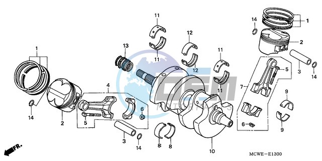 CRANKSHAFT/PISTON