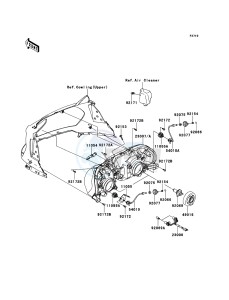 1400GTR_ABS ZG1400CCF FR GB XX (EU ME A(FRICA) drawing Headlight(s)