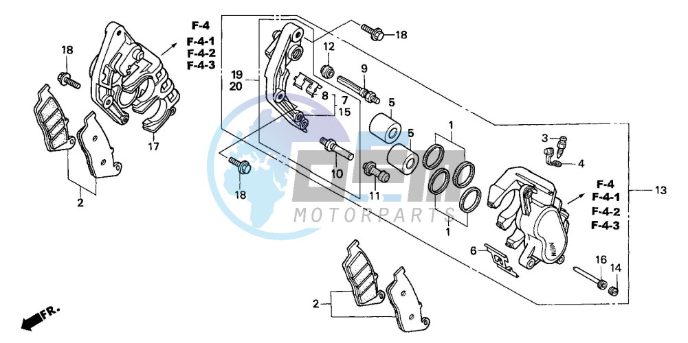 FRONT BRAKE CALIPER