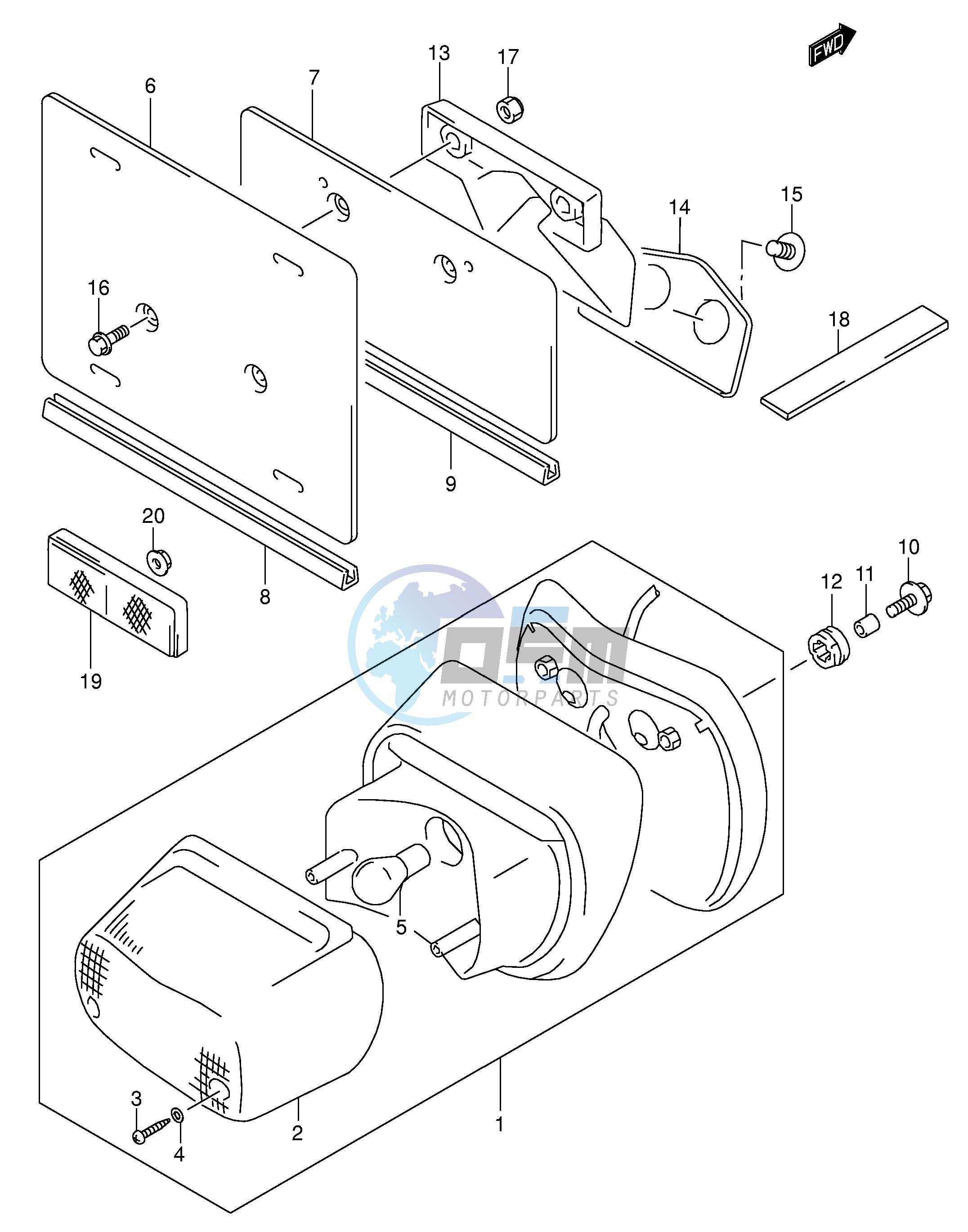 REAR COMBINATION LAMP