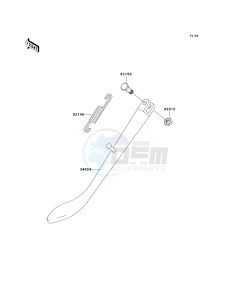 BN 125 A [ELIMINATOR 125] (A6F-A9F) A6F drawing STAND-- S- -