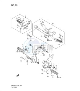 SV650/S drawing FOOTREST