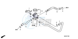 VT750CA9 Ireland - (EK / MME ST) drawing AIR INJECTION CONTROL VALVE