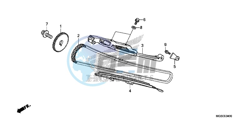 CAM CHAIN/ TENSIONER