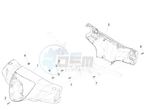 Liberty 125 iGet 4T 3V ie ABS (EMEA) drawing Handlebars coverages