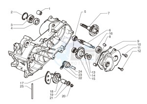 Ark AC 45 Tribal- White-Matt Black 50 drawing Rear wheel axle