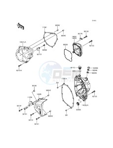 Z800 ABS ZR800DGFA UF (UK FA) XX (EU ME A(FRICA) drawing Engine Cover(s)