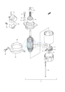 DF 25 drawing Starting Motor