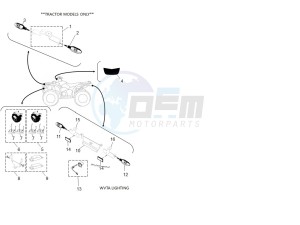 YFM700FWBD KODIAK 700 EPS (BGFM) drawing WVTA Lighting