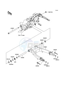 VN1700_CLASSIC_TOURER_ABS VN1700DEF GB XX (EU ME A(FRICA) drawing Swingarm