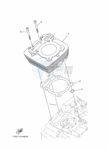 XT250 XT250P (B1UK) drawing CYLINDER