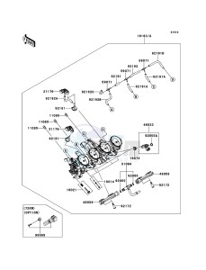 Z1000 ZR1000DDF FR GB XX (EU ME A(FRICA) drawing Throttle