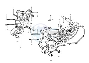 Hexagon LX-LXT 125-180 drawing Crankcase