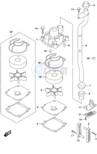 DF 60A drawing Water Pump High Thrust