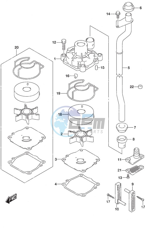 Water Pump High Thrust