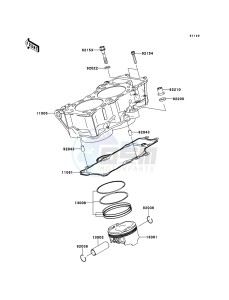 ER-6N ER650CBF GB XX (EU ME A(FRICA) drawing Cylinder/Piston(s)