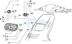 Typhoon 125 XR drawing Front light