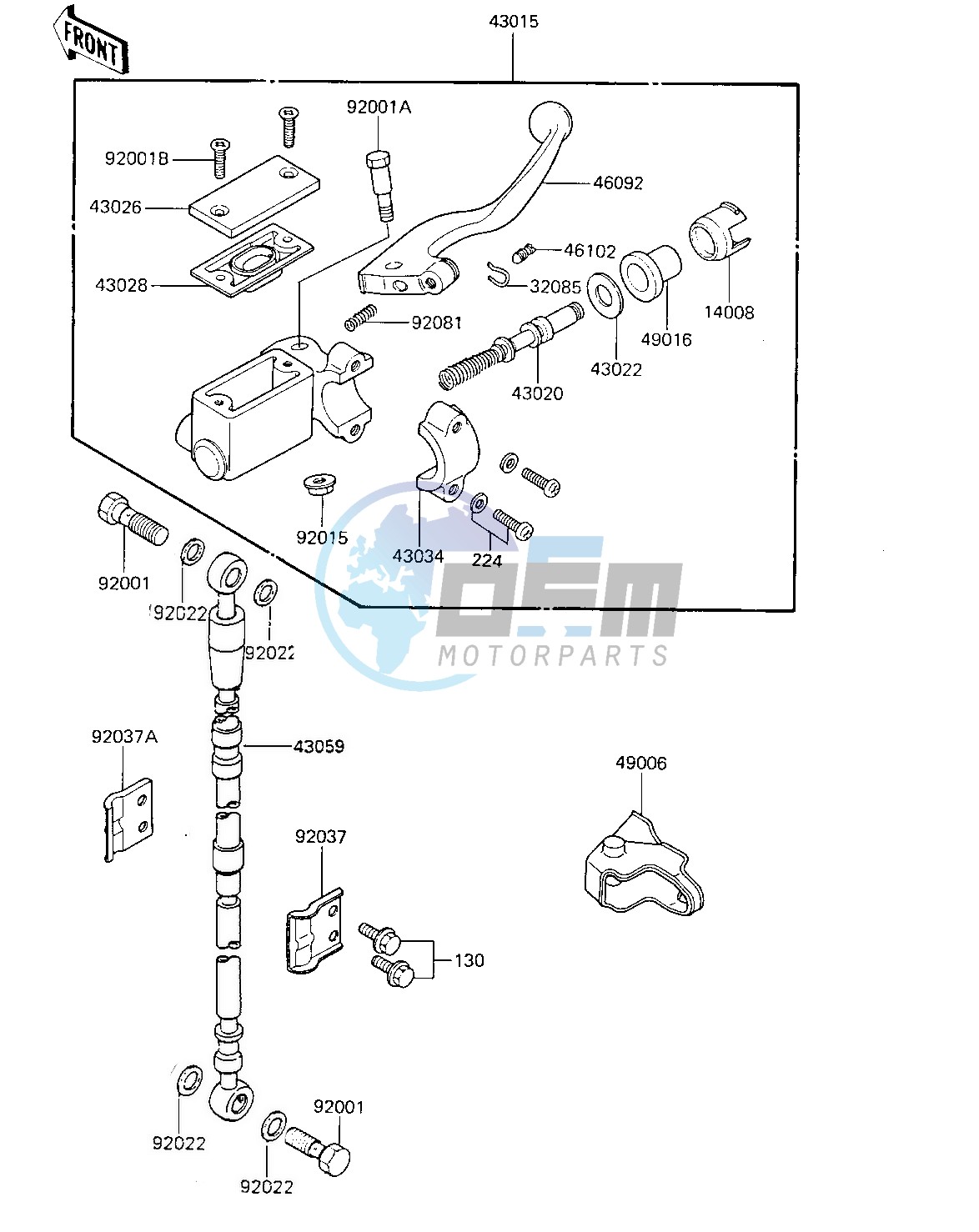 FRONT MASTER CYLINDER