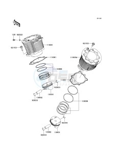 VN 2000 F [VULCAN 2000 CLASSIC LT] (6F-7F) F6F drawing CYLINDER_PISTON-- S- -