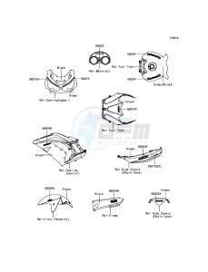 ZZR1400 ABS ZX1400JHF GB XX (EU ME A(FRICA) drawing Decals