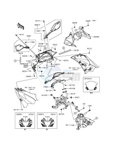 NINJA 250SL BX250AGF XX (EU ME A(FRICA) drawing Cowling