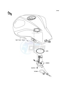 Z750_ABS ZR750M8F GB XX (EU ME A(FRICA) drawing Fuel Pump