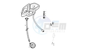 SENDA SM X-TREM 2A EDIZIONE - 50 CC VTHSR2C1A EU2 2A EDIZIONE drawing METER