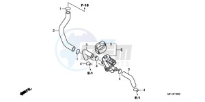 CBR1000RA9 U / ABS drawing AIR INJECTION CONTROL VALVE